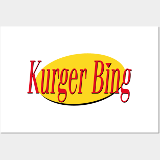 Kurger Bing Seinfeld Logo Posters and Art